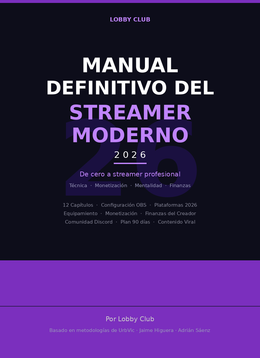 Manual Definitivo del Streamer Moderno 2026 — Ebook PDF